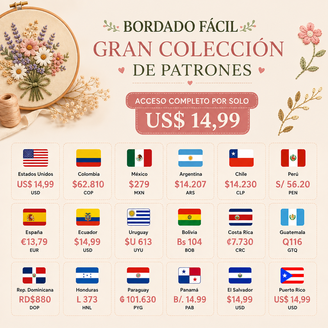Precios en moneda local